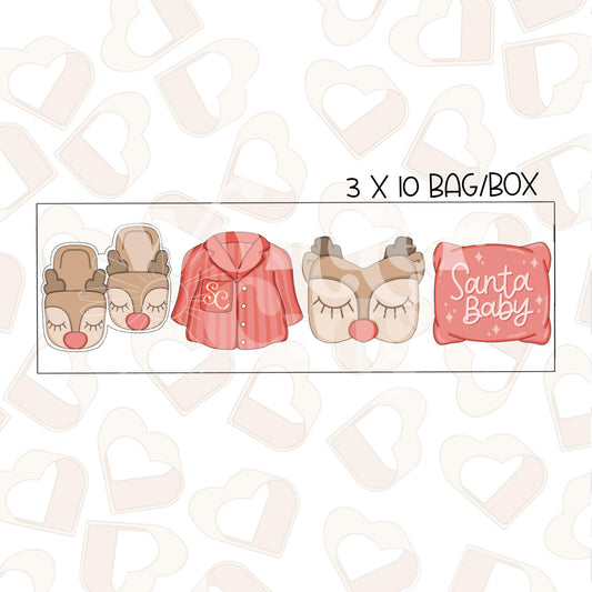 Bedtime Santa Mini Cookie Cutter