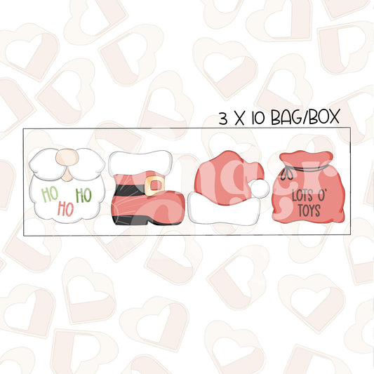 2024 Santa Mini Cookie Cutter