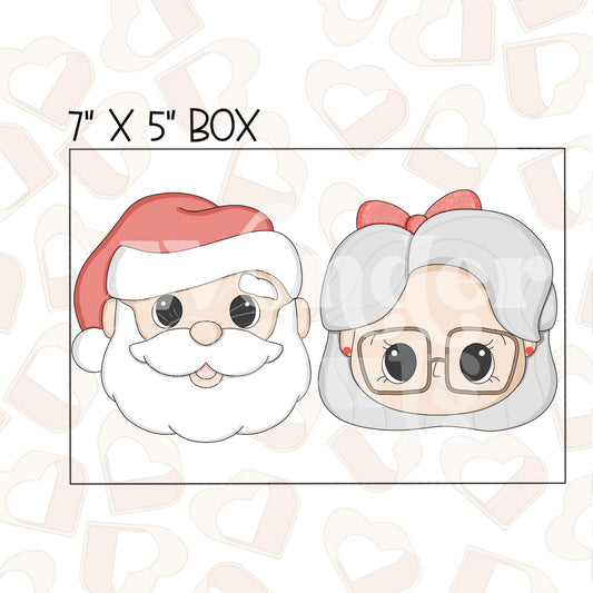 2024 Claus Couple Set of 2 Cookie Cutter
