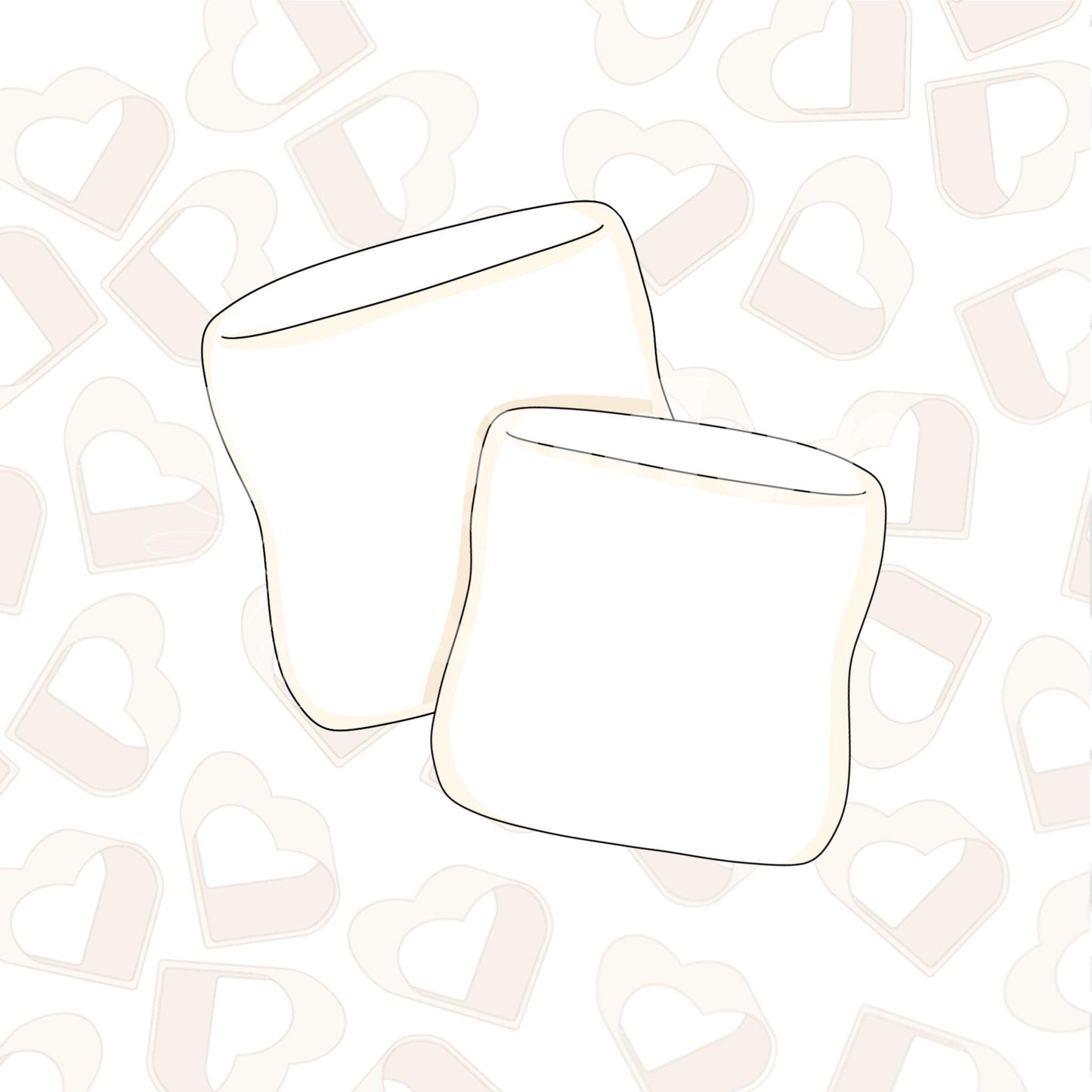 Hot Cocoa 'Mallows Cookie Cutter