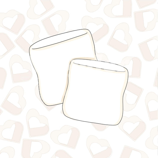 Hot Cocoa 'Mallows Cookie Cutter