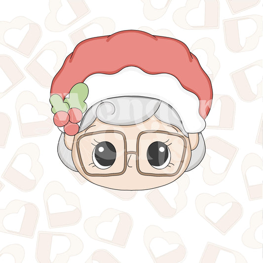 Bedtime Mrs. Claus Cookie Cutter