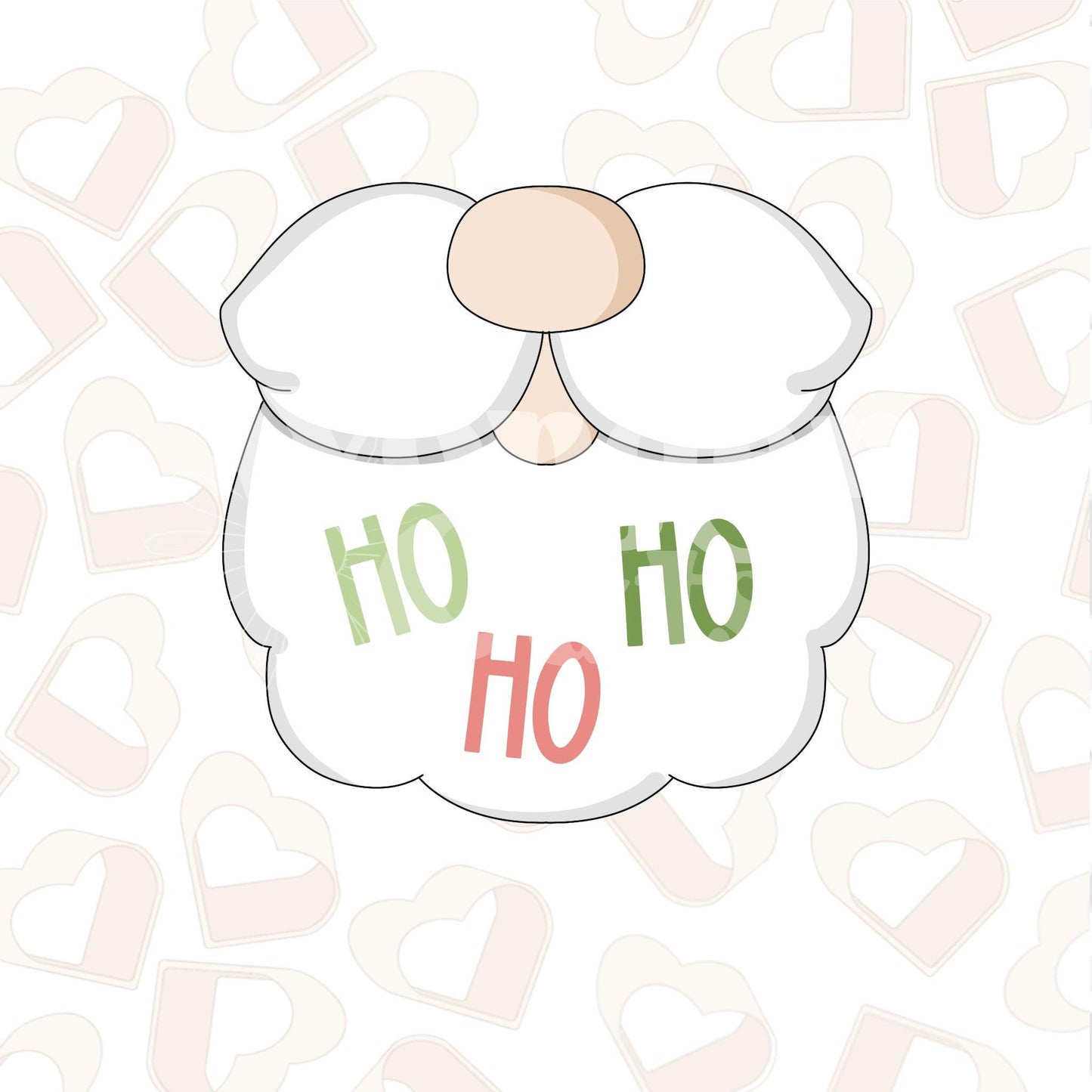 Santa Beard Cookie Cutter