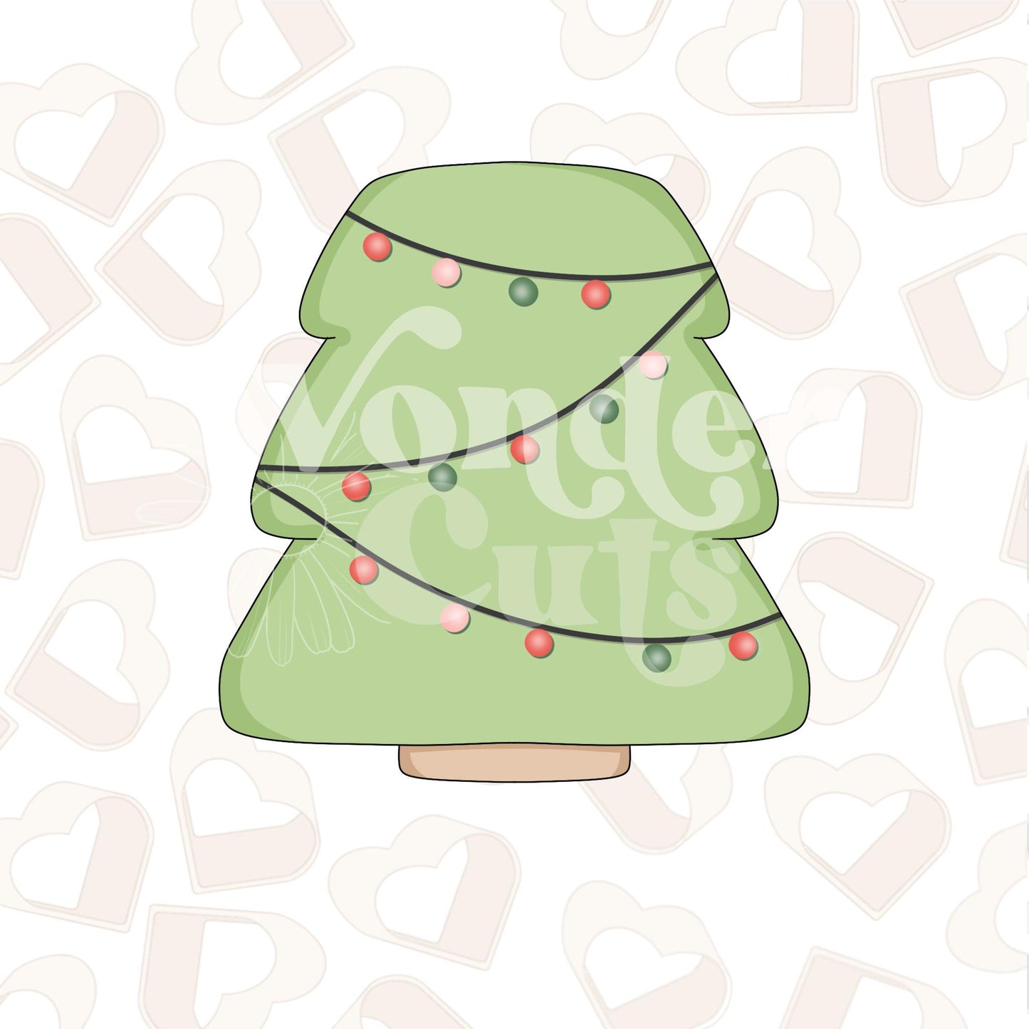 Squared Christmas Tree Cookie Cutter