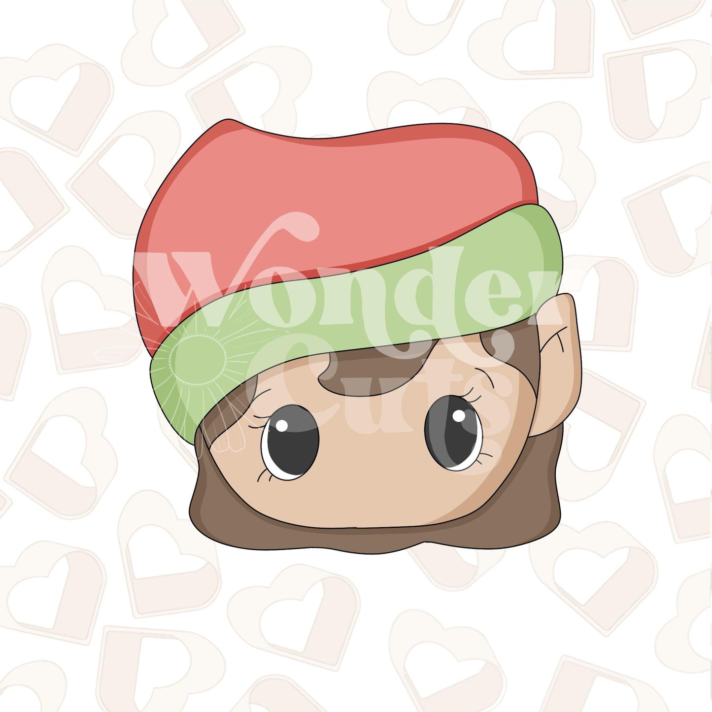 Joyful Girl Elf Cookie Cutter