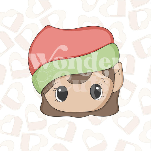 Joyful Girl Elf Cookie Cutter