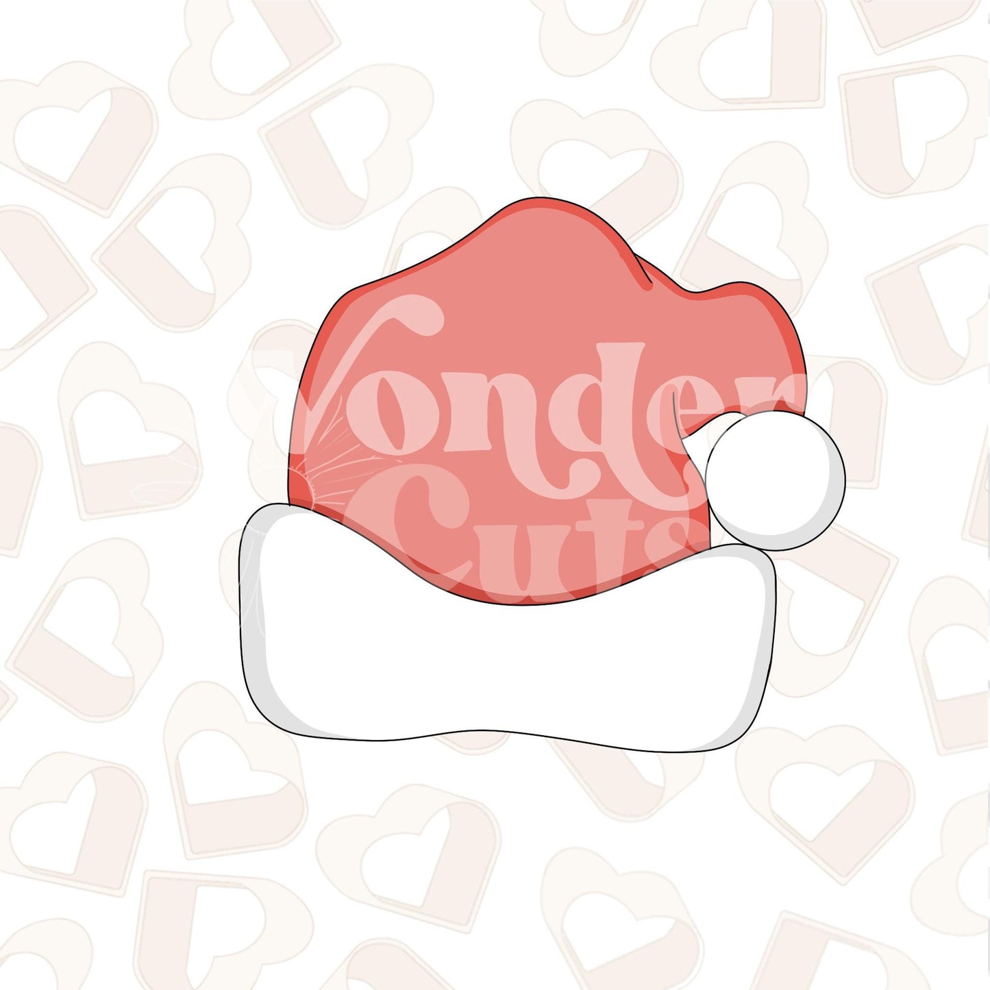 Wonky Santa Hat Cookie Cutter