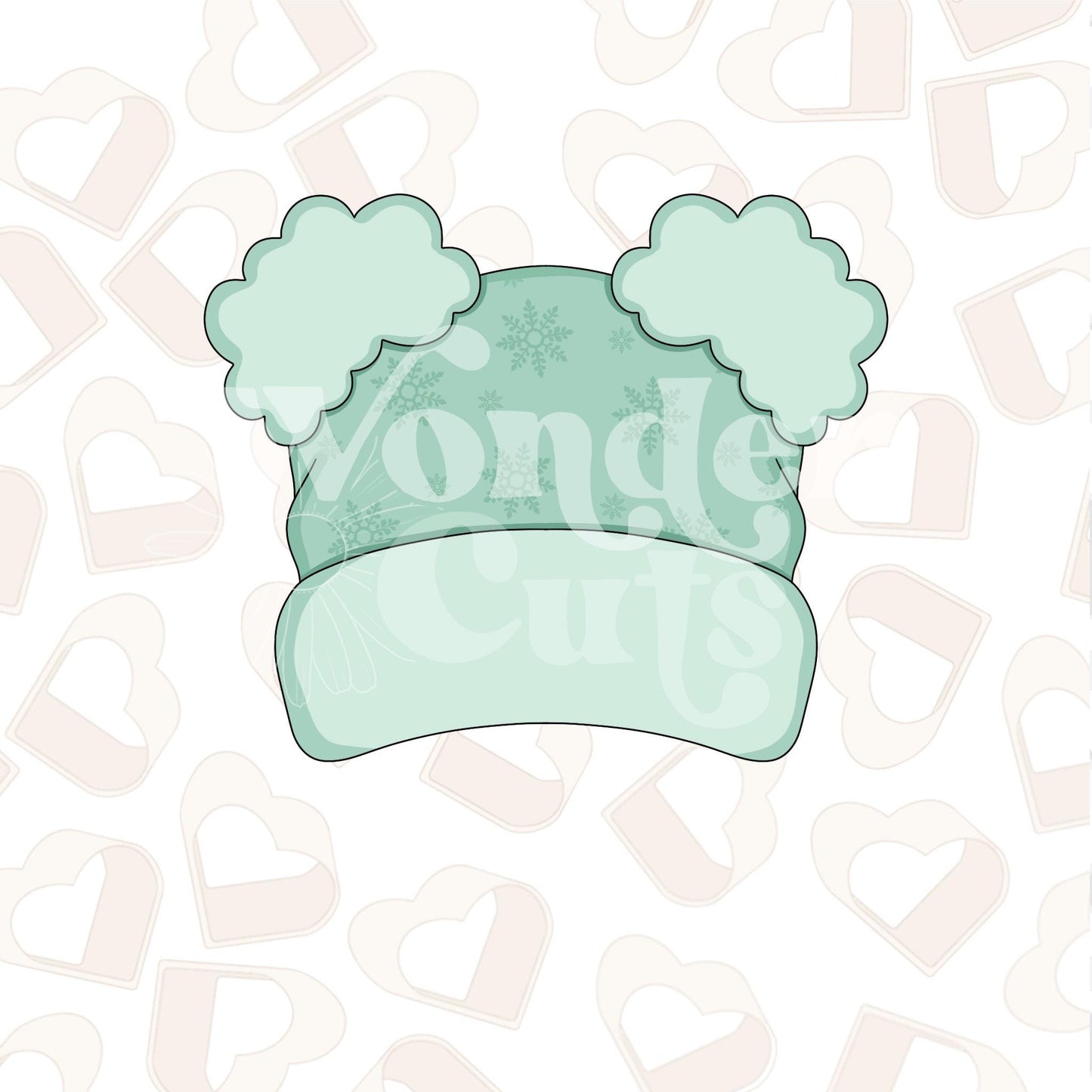 Winter Beanie Cookie Cutter