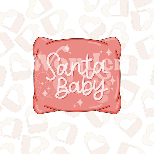 Santa's Pillow Cookie Cutter