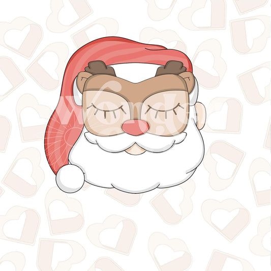 Bedtime Santa Cookie Cutter