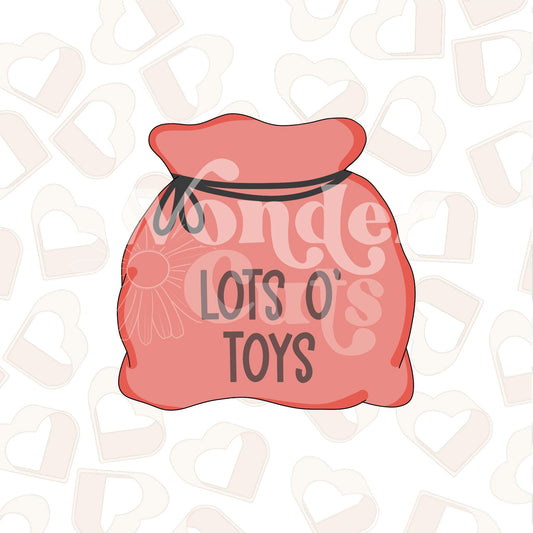 Chubby Bag of Toys Cookie Cutter