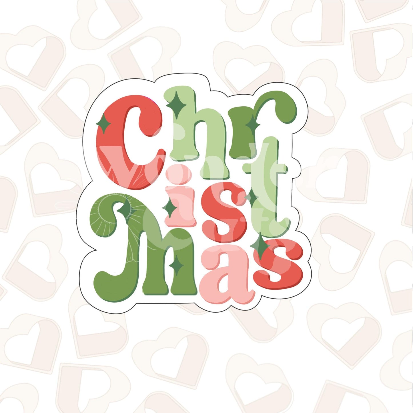 Christmas Plaque Cookie Cutter