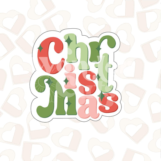 Christmas Plaque Cookie Cutter