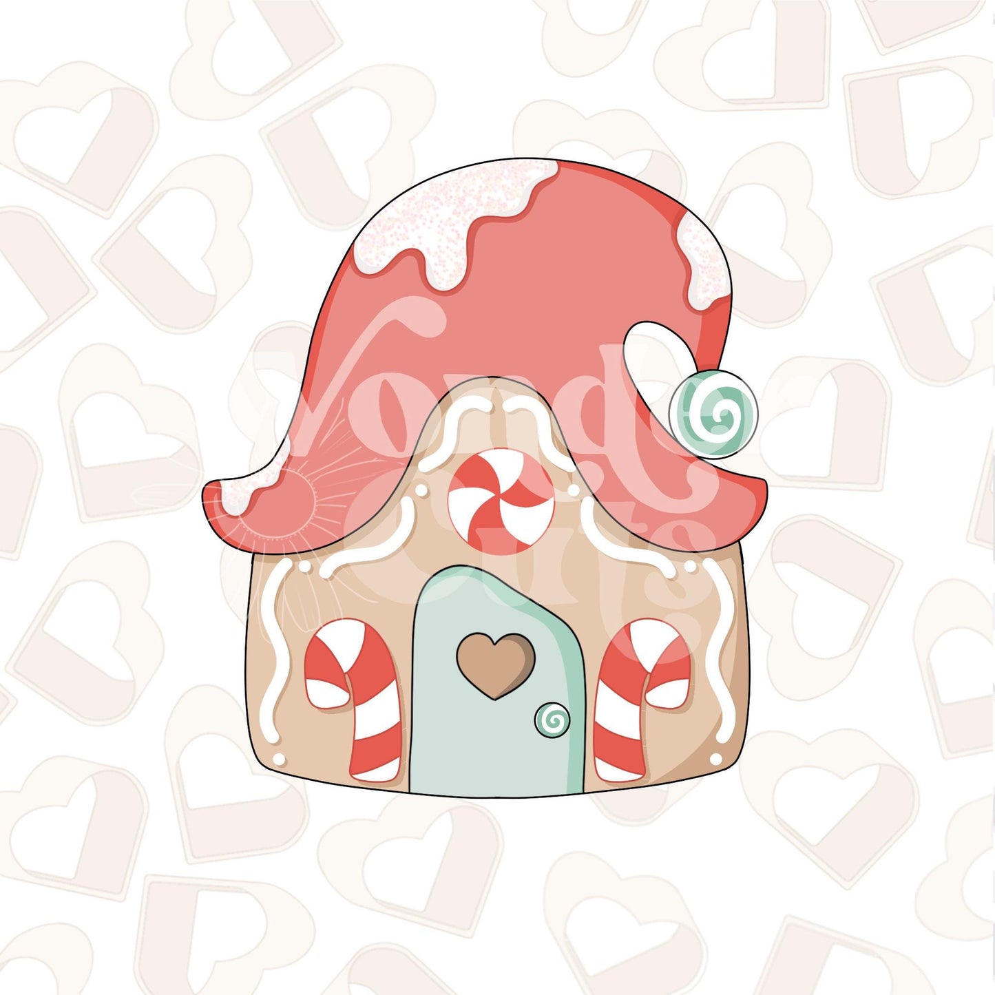 Wonky Gingy House Cookie Cutter
