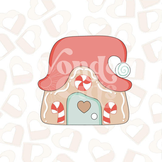 Chubby Wonky Gingy House Cookie Cutter