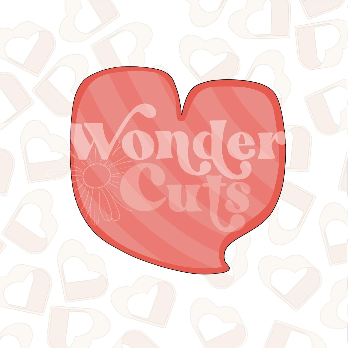 Wonky Heart Cookie Cutter