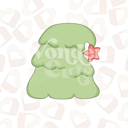 Wonky Christmas Tree Cookie Cutter