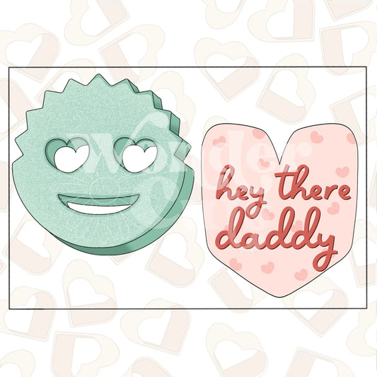 Hey There Daddy Set of 2 Cookie Cutter