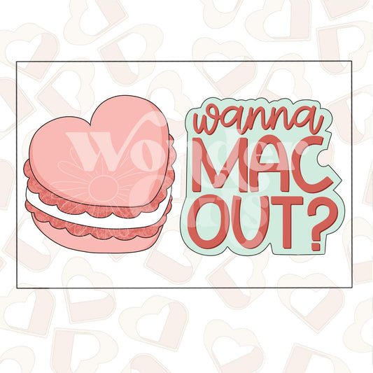 Wanna Mac Out Set of 2 Cookie Cutter