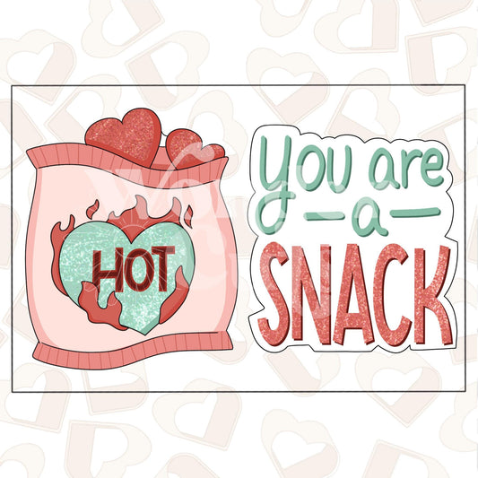 You Are a Snack Set of 2 Cookie Cutter