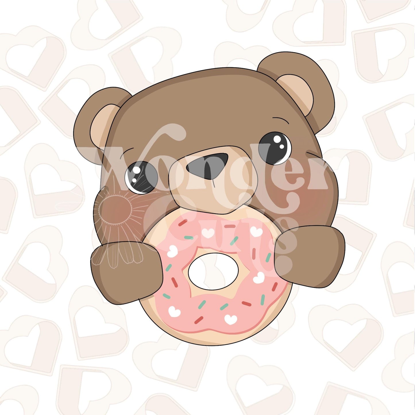 Cute Hungry Bear Cookie Cutter