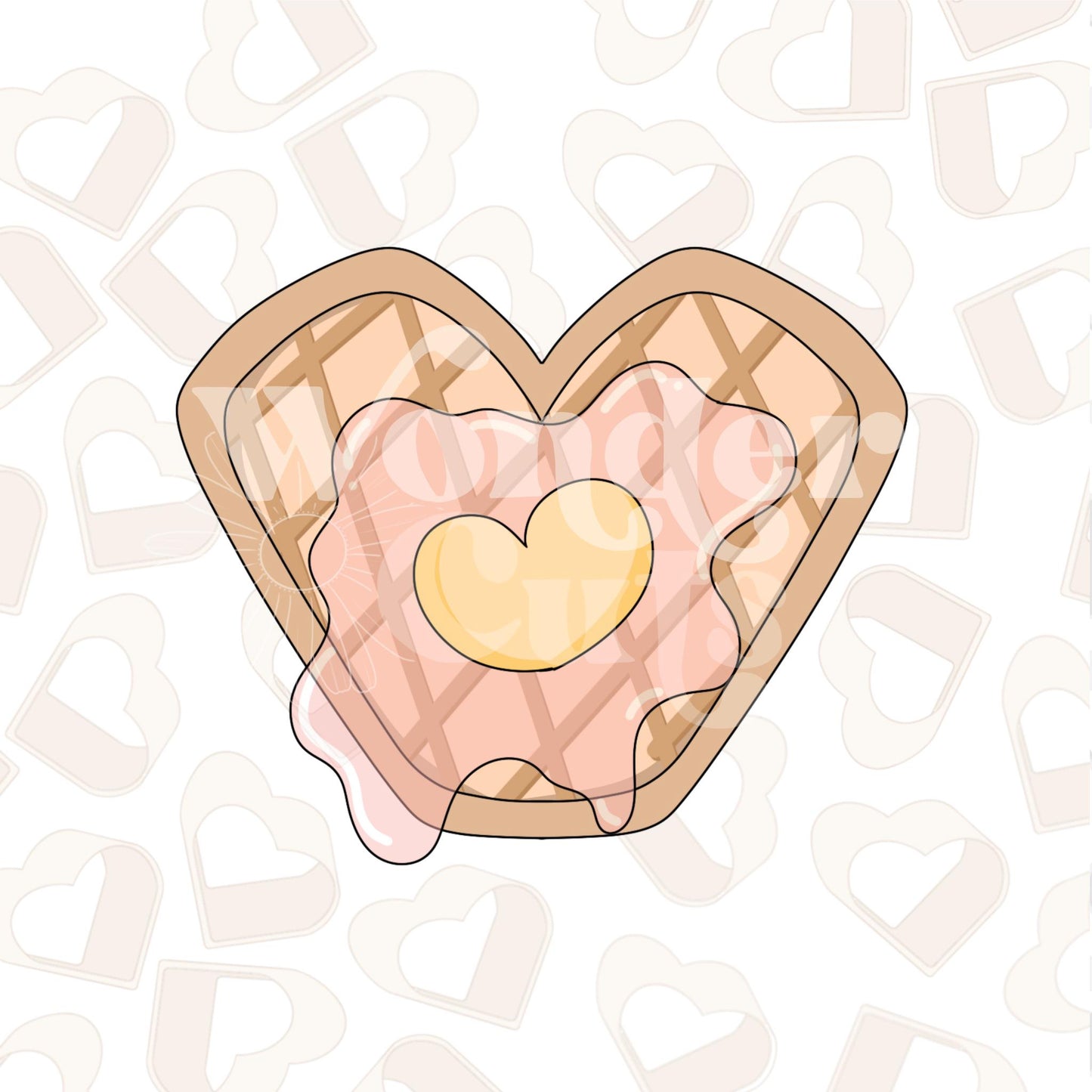 Heart Waffle Cookie Cutter