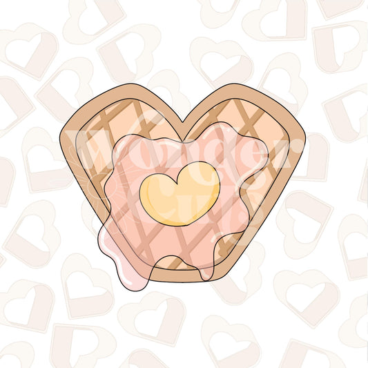 Heart Waffle Cookie Cutter