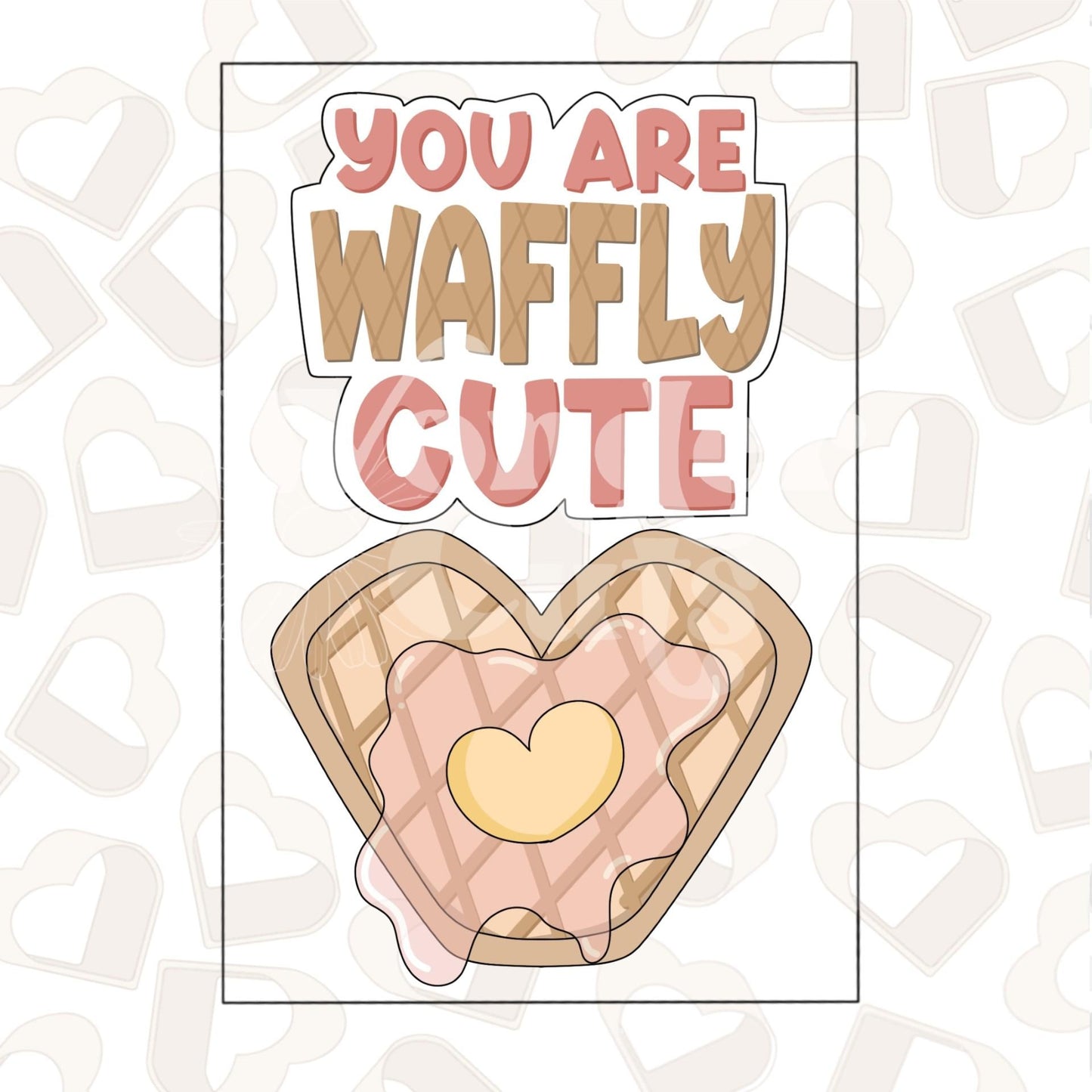 Waffly Cute Set of 2 Cookie Cutter