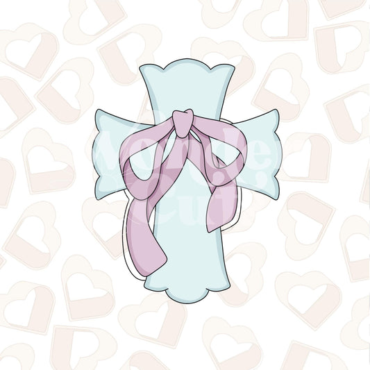 Coquette Cross Cookie Cutter
