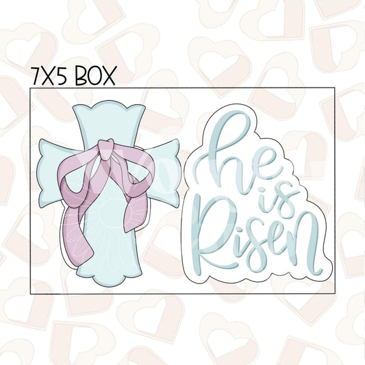 He Is Risen Set of 2 Cookie Cutter