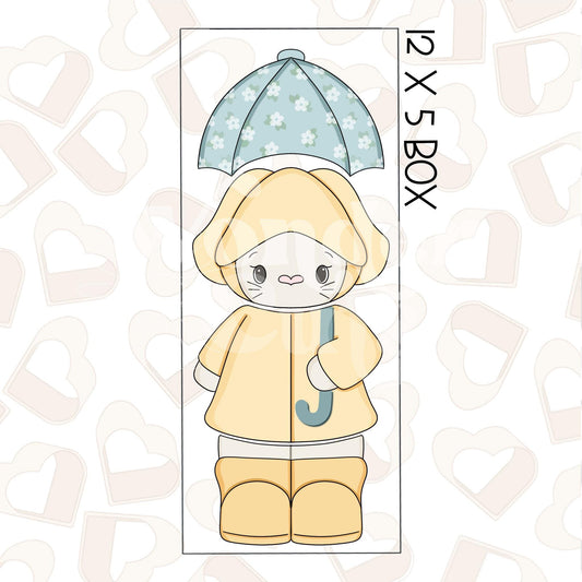 Rainy Day Bunny Set of 4 Cookie Cutter