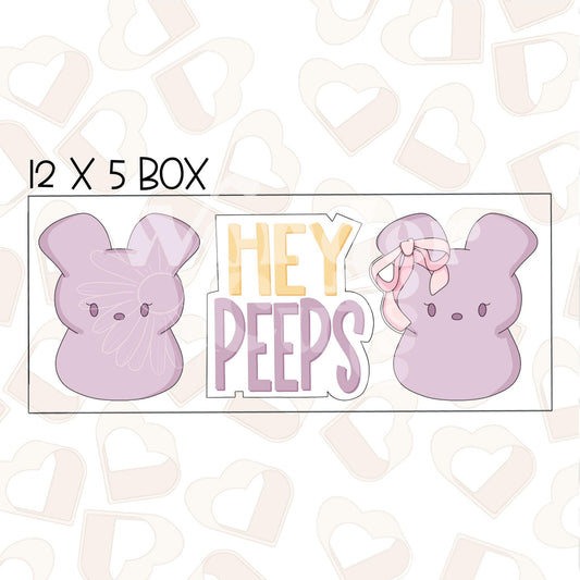 Hey Peeps Set of 3 Cookie Cutter