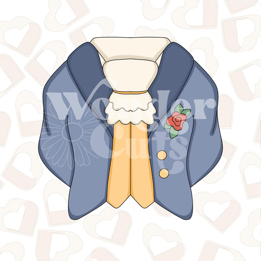 Fancy Tux Cookie Cutter