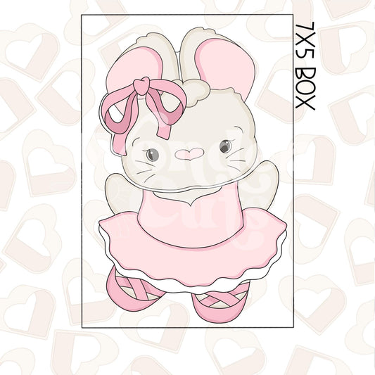 Ballerina Bunny Set of 2 Cookie Cutter