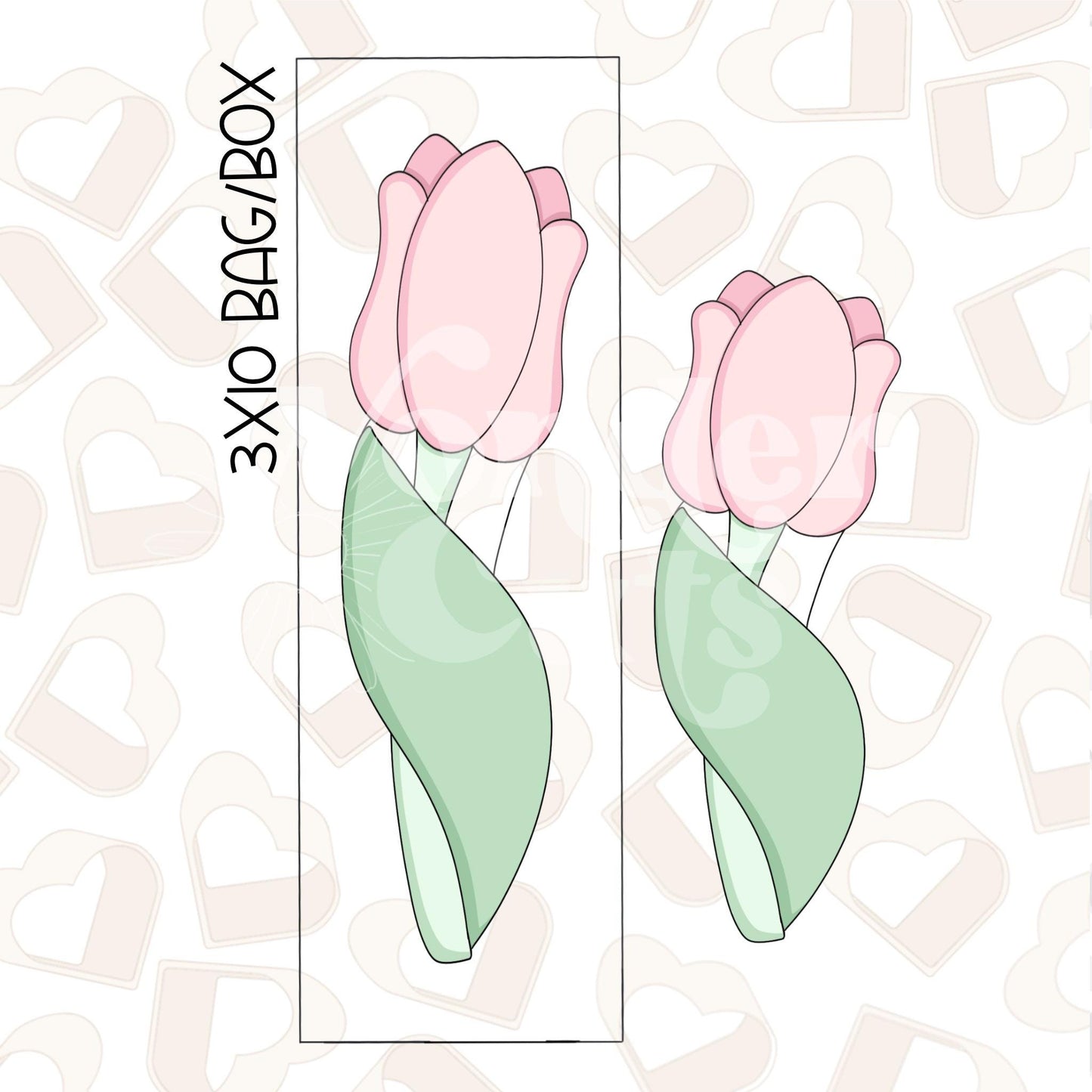 Long Tulip Cookie Cutter