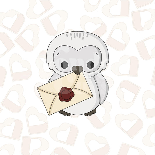 Owl with Letter Cookie Cutter