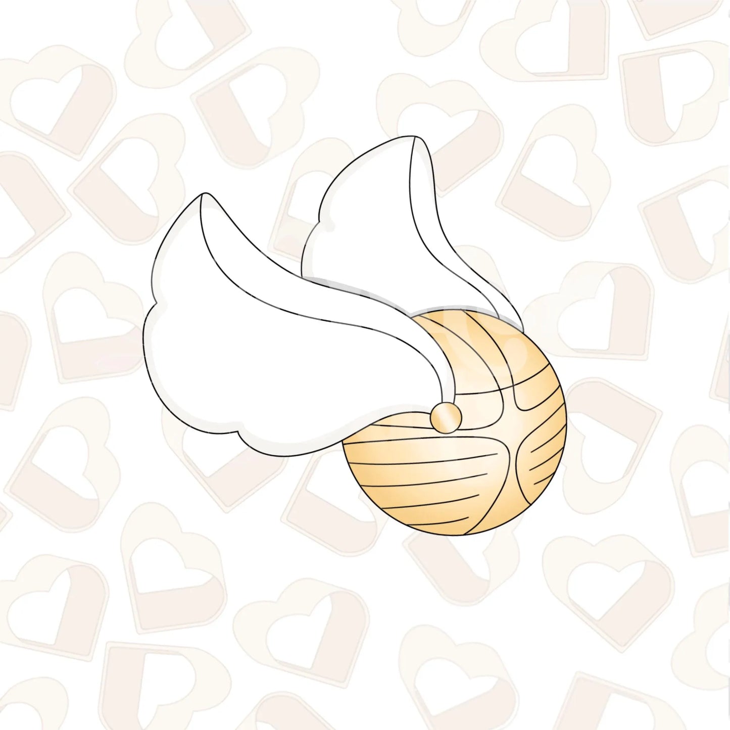 Flying Gold Ball Cookie Cutter