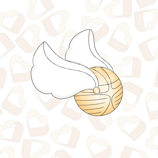 Flying Gold Ball Cookie Cutter