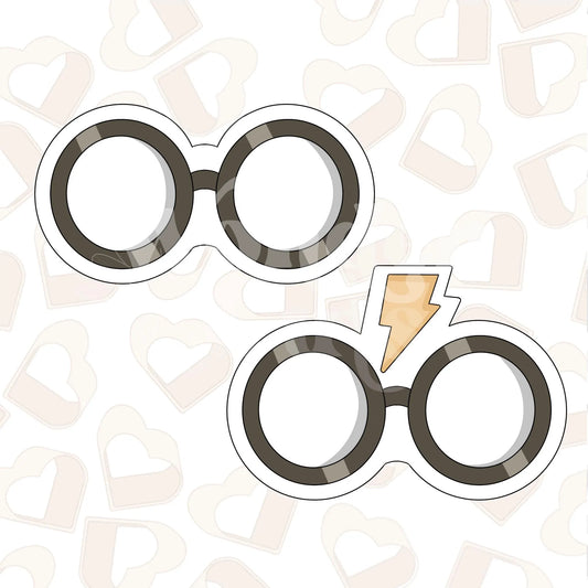Wizard Glasses Cookie Cutter