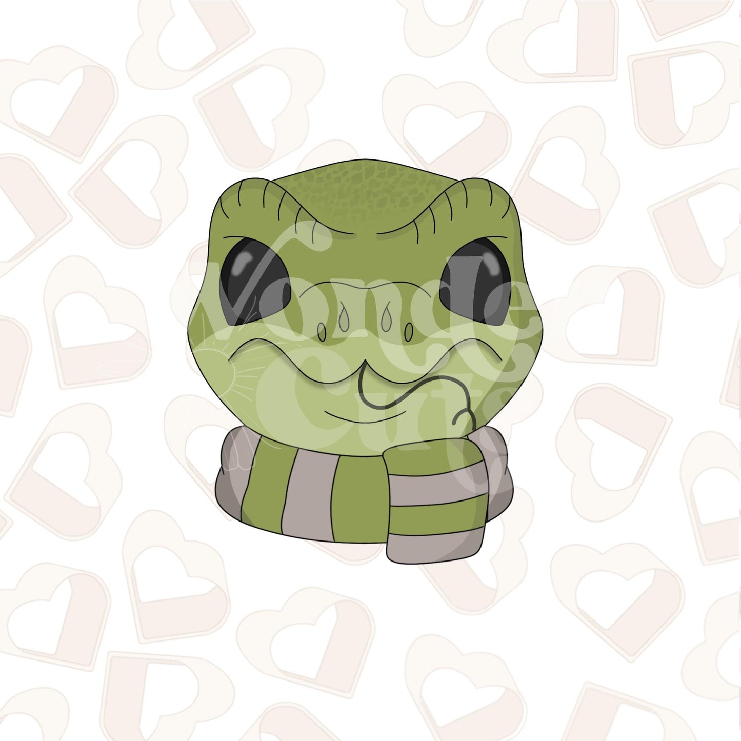 Snake with Scarf Cookie Cutter