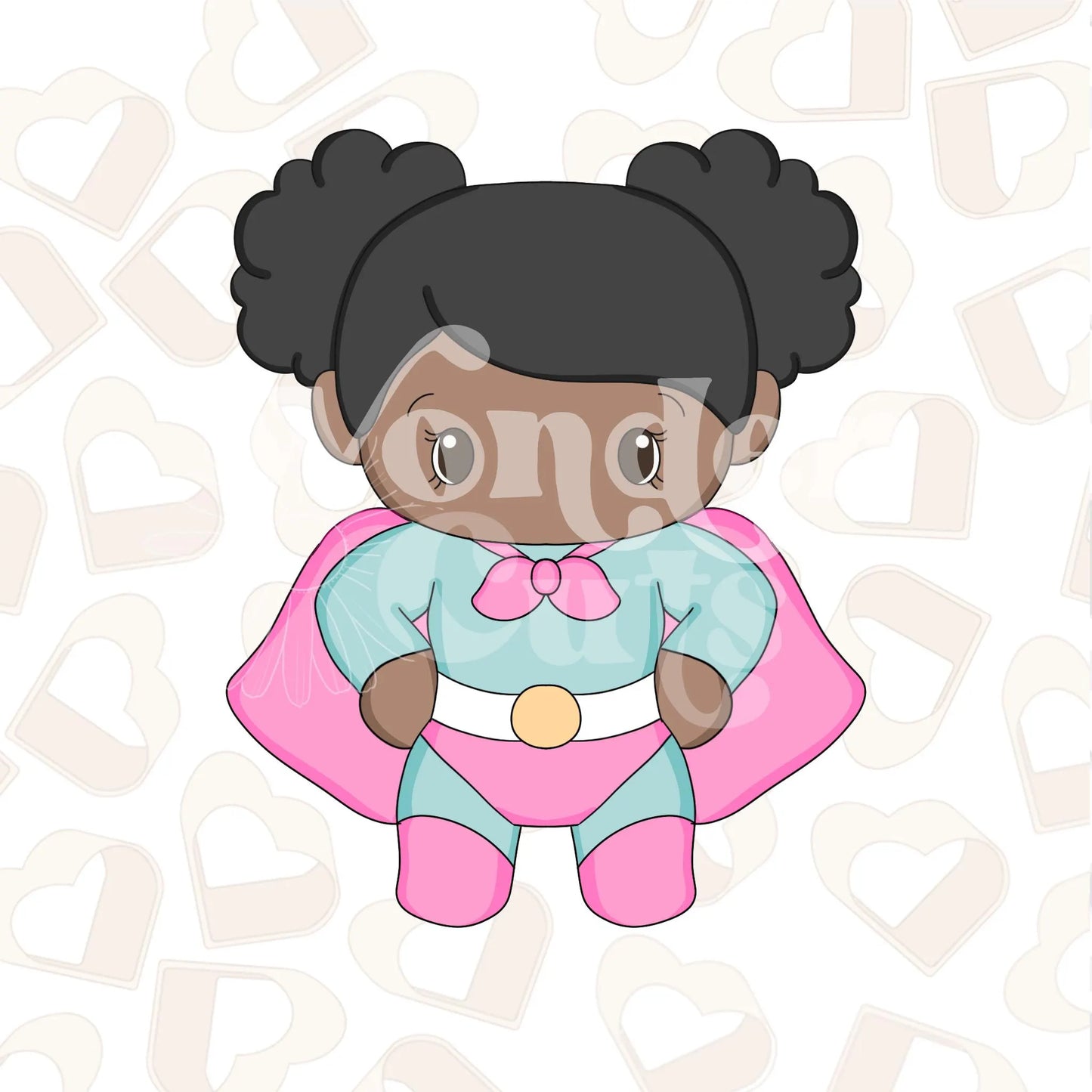 Superhero Girl 1 Cookie Cutter