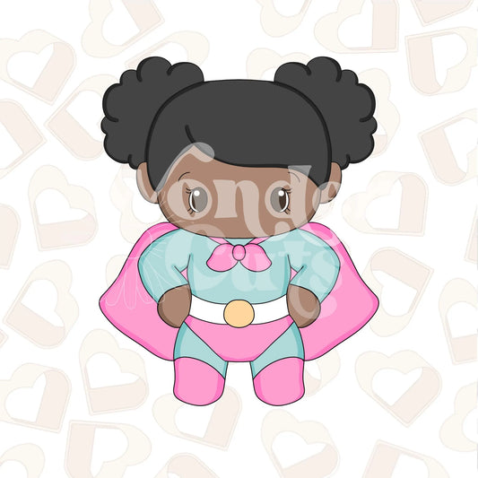 Superhero Girl 1 Cookie Cutter