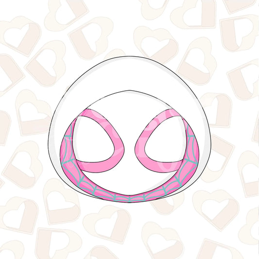 Superhero Head 3 Cookie Cutter