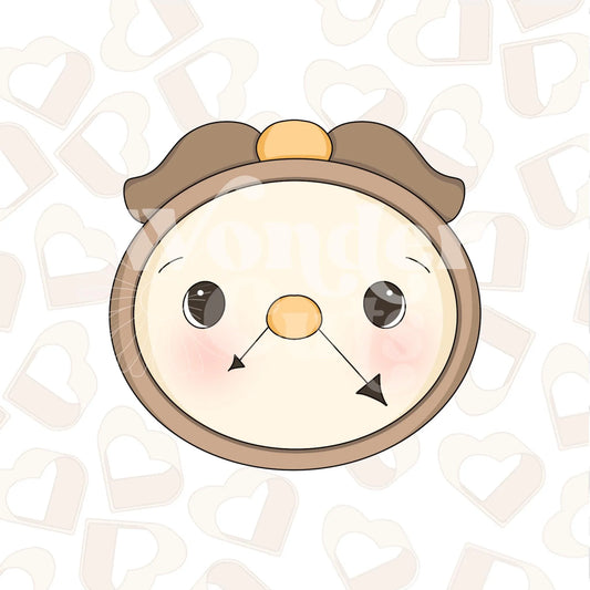 Little Clock Head Cookie Cutter