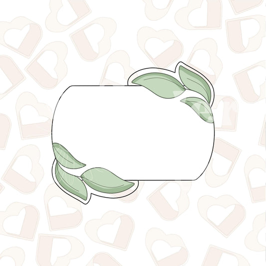 Greenery Plaque Cookie Cutter
