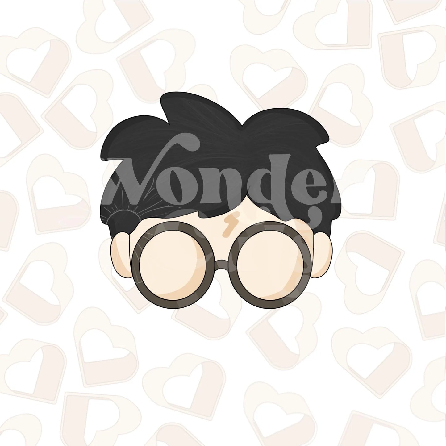 Boy with Glasses Cookie Cutter