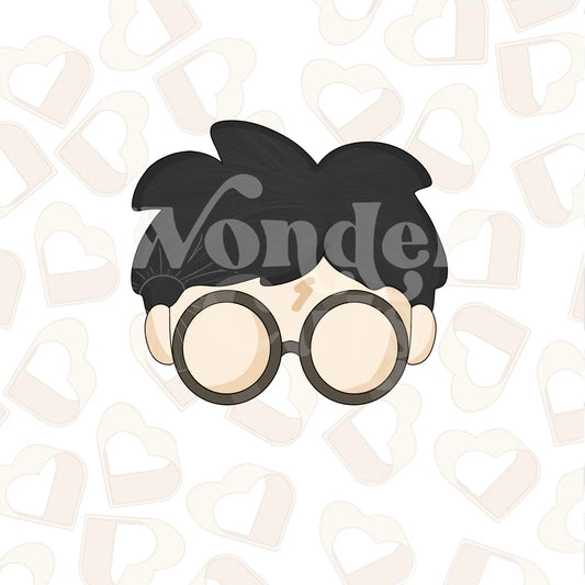 Boy with Glasses Cookie Cutter