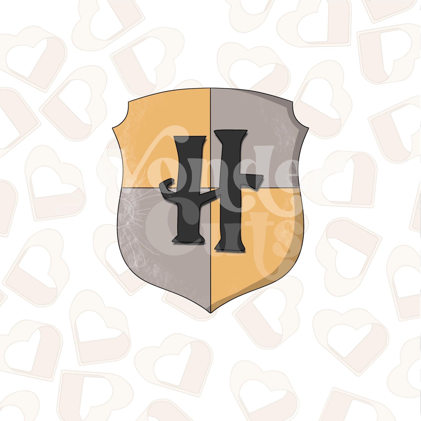 H House Shield Cookie Cutter