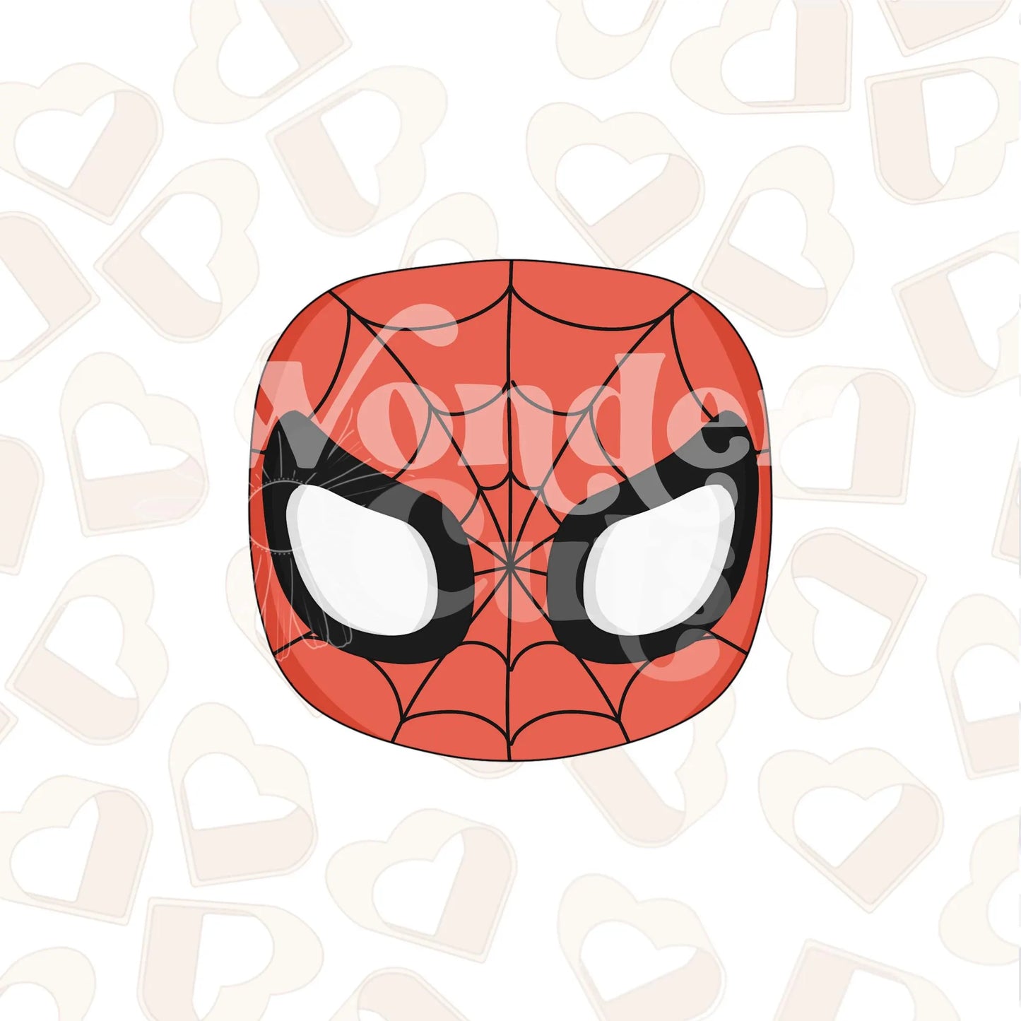 Chubby Spidey Head Cookie Cutter