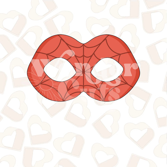 Superhero Mask 2 Cookie Cutter (NO Eye Cutouts)